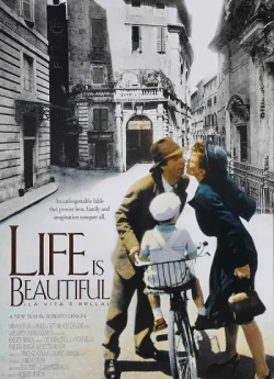 Affiche la vie est belle Roberto Benigni - Cinépédia Wikiciné